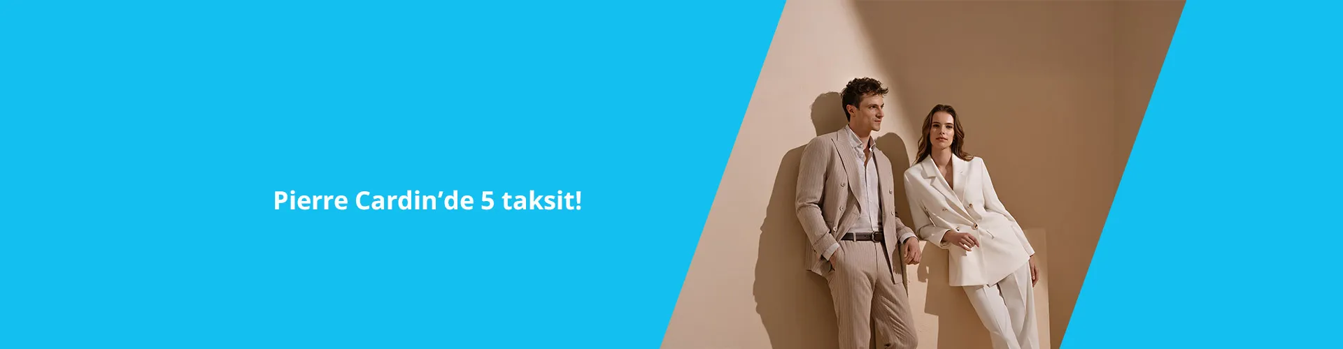 Pierre Cardin'de Paraf ile 5 Taksit Fırsatı