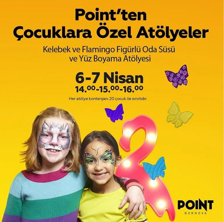 Point'ten Çocuklara Özel Nisan Atölyeleri!