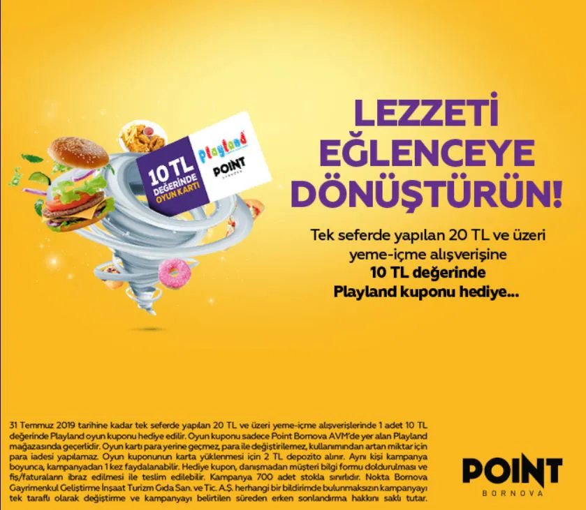 Lezzet Point’te eğlenceye dönüşüyor.