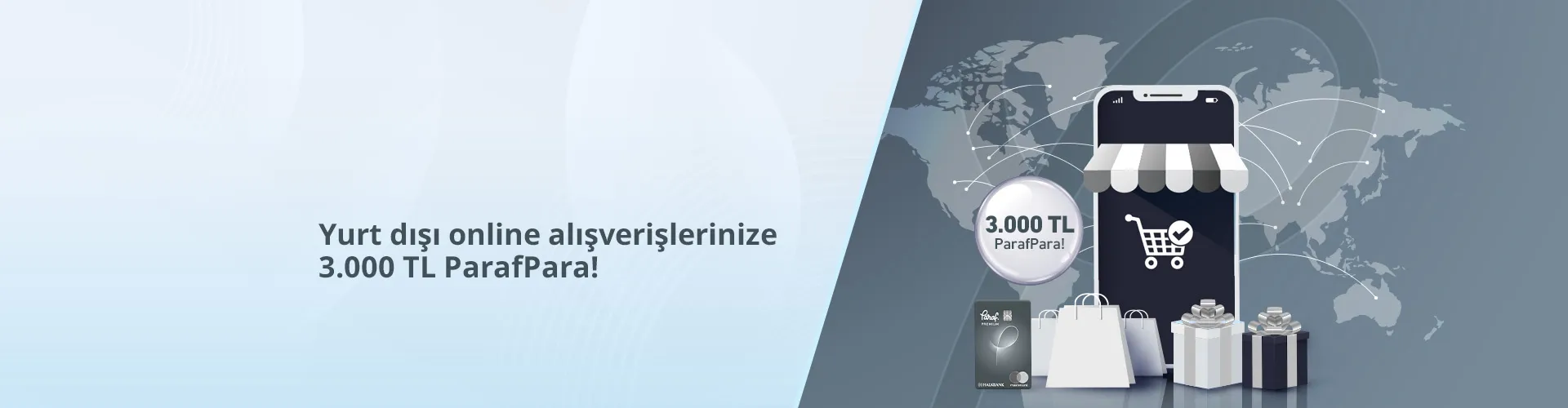 ParafPremium ile Yurt Dışı Alışverişlerde 3.000 TL ParafPara