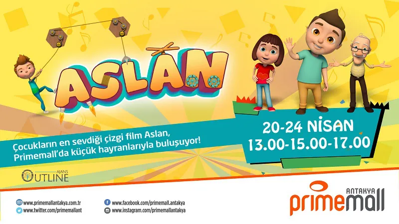 Primemall Antakya'da Aslan Müzikali! Primemall Antakya'da Aslan Müzikali!