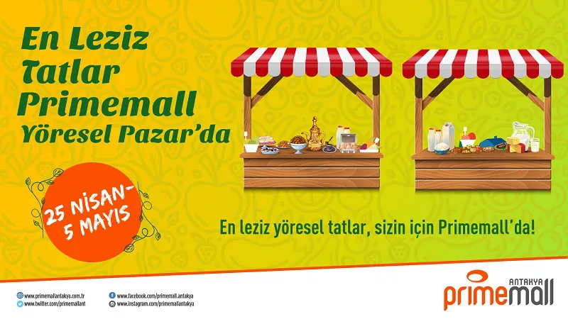 En Leziz Tatlar Primemall Yöresel Pazar'da