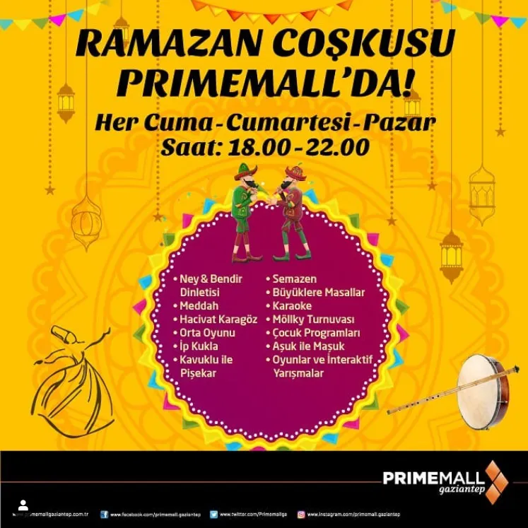 Ramazan Coşkusu Primemall Gaziantep'te!