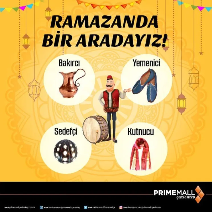 Primemall Gaziantep'te Ramazan'da Bir Aradayız! Primemall Gaziantep'te Ramazan'da Bir Aradayız!