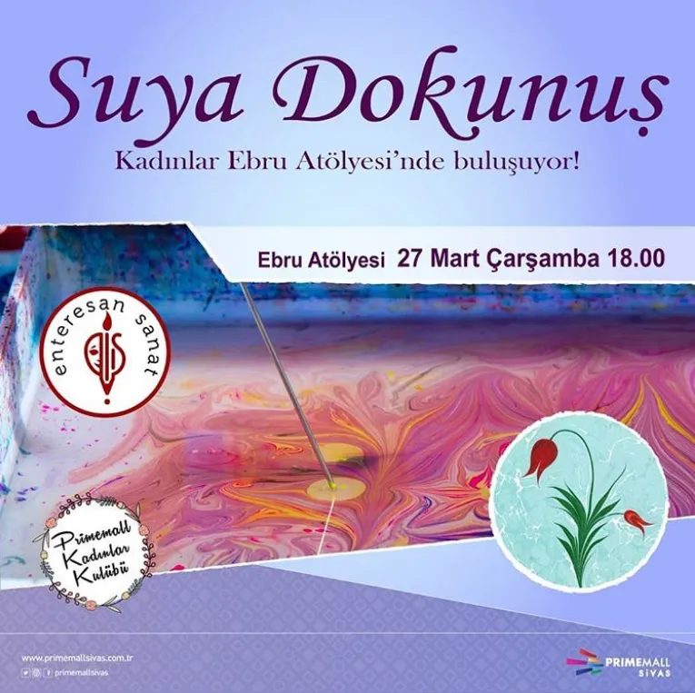 Kadınlar Ebru Atölyesinde Buluşuyor!