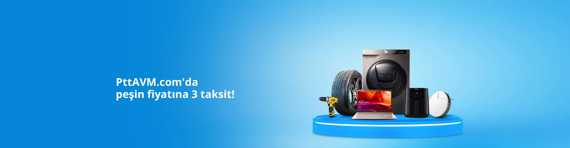 PttAVM'de Peşin Fiyatına 3 Taksit Kampanyası