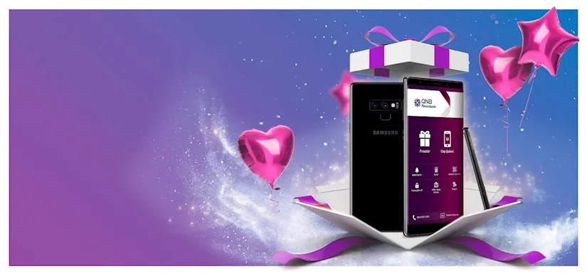 QNB Finansbank Samsung Galaxy Note9 Çekiliş Kampanyası! QNB Finansbank Samsung Galaxy Note9 Çekiliş Kampanyası!