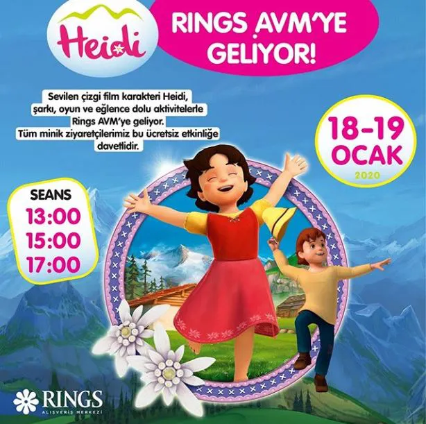 Rings AVM Heidi Müzikal Etkinliği!