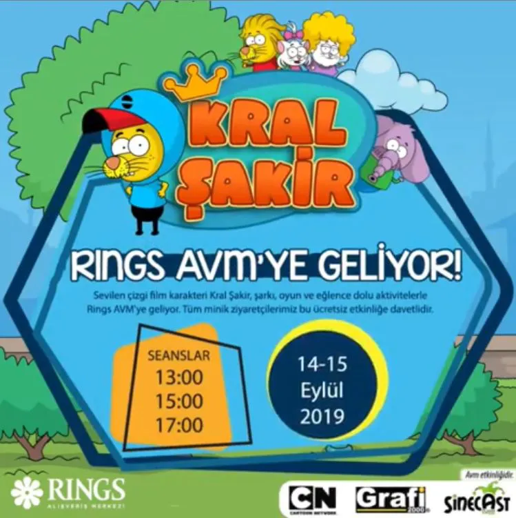 Kral Şakir Rings AVM'ye geliyor! Kral Şakir Rings AVM'ye geliyor!