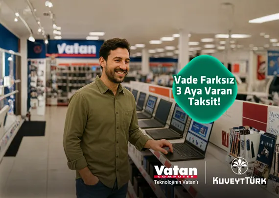 Vatan Bilgisayar'da Sağlam Kart ile Vade Farksız 3 Taksit İmkanı! Teknoloji Alışverişleri Çok Kolay