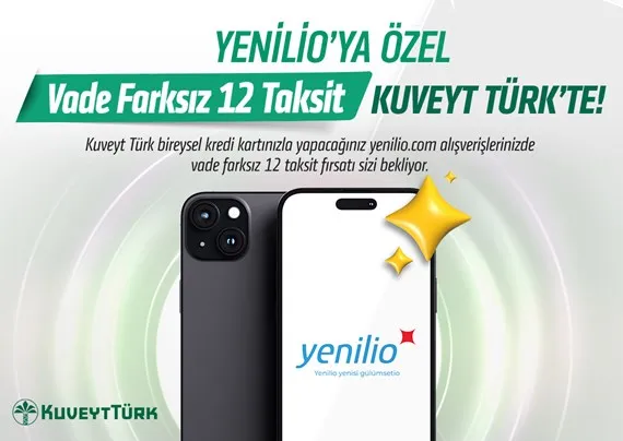 Sağlam Kart ile Yenilio'ya Özel Vade Farksız 12'ye Varan Taksit İmkanı!