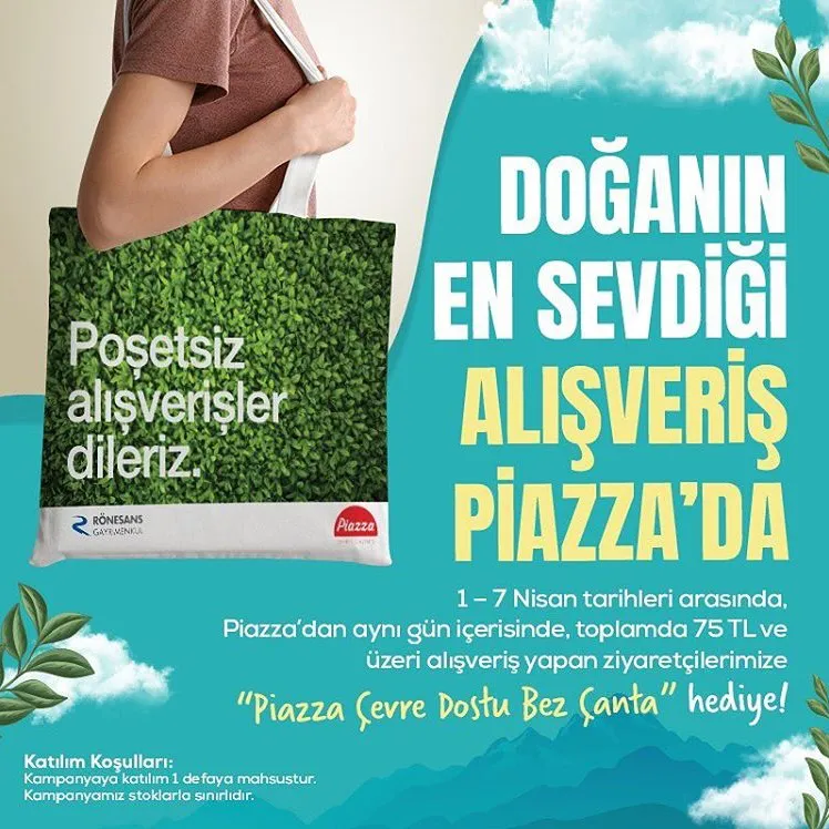 Doğanın en sevdiği alışveriş Piazza'da! Doğanın en sevdiği alışveriş Piazza'da!