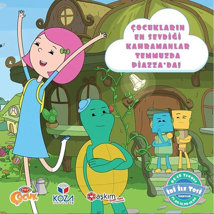 İbi İle Tosi Piazza'da çocuklarla buluşuyor! İbi İle Tosi Piazza'da çocuklarla buluşuyor!
