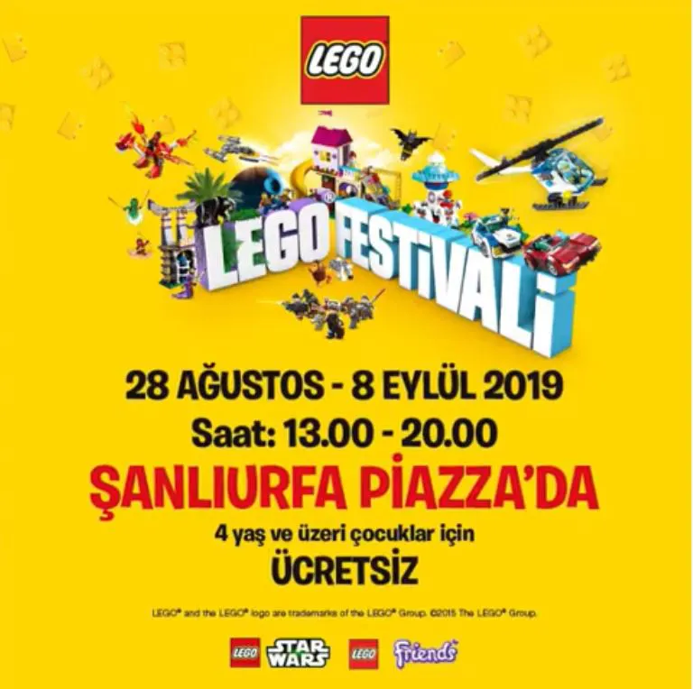 Şanlıurfa Piazza Lego Festivali!