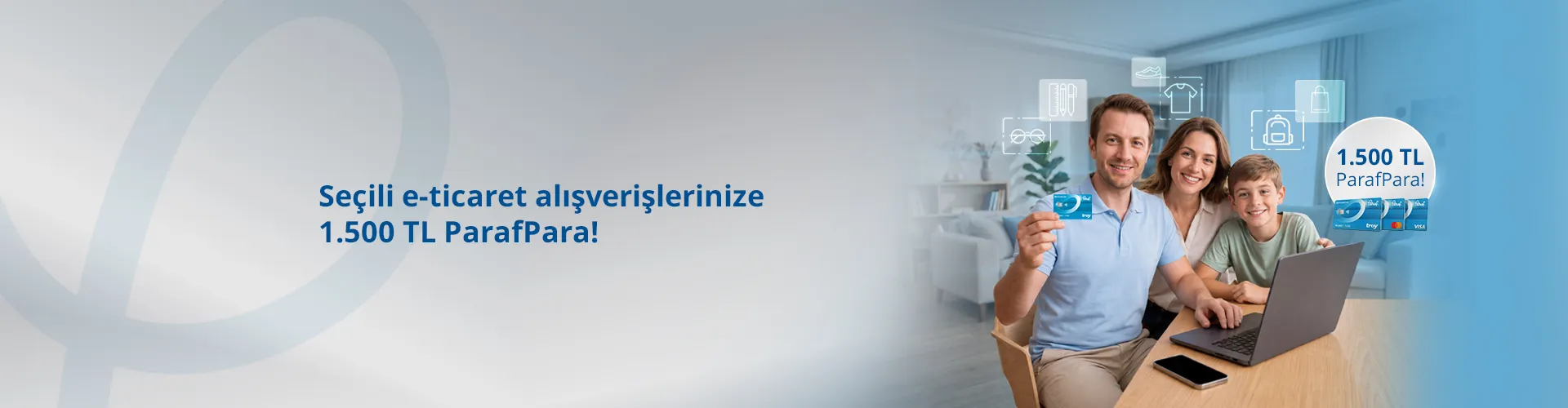 1500 TL ParafPara: Seçili E-Ticaret Sitelerinde Taksitli Alışveriş