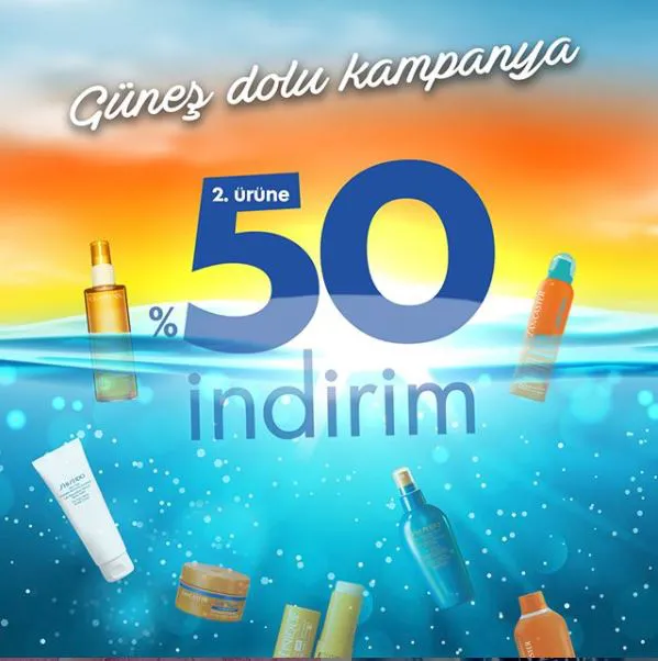 Sevil’de Güneş Dolu Kampanya 2.Ürüne %50 İndirimi Kaçırmayın!
Sevil’de Güneş Dolu Kampanya 2.Ürüne %50 İndirimi Kaçırmayın!
