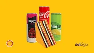 Shell ClubSmart ile deli2go'da Soğuk İçecek %50 İndirim!