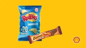 Shell ClubSmart ile Ruffles & Caramio %30 İndirim!