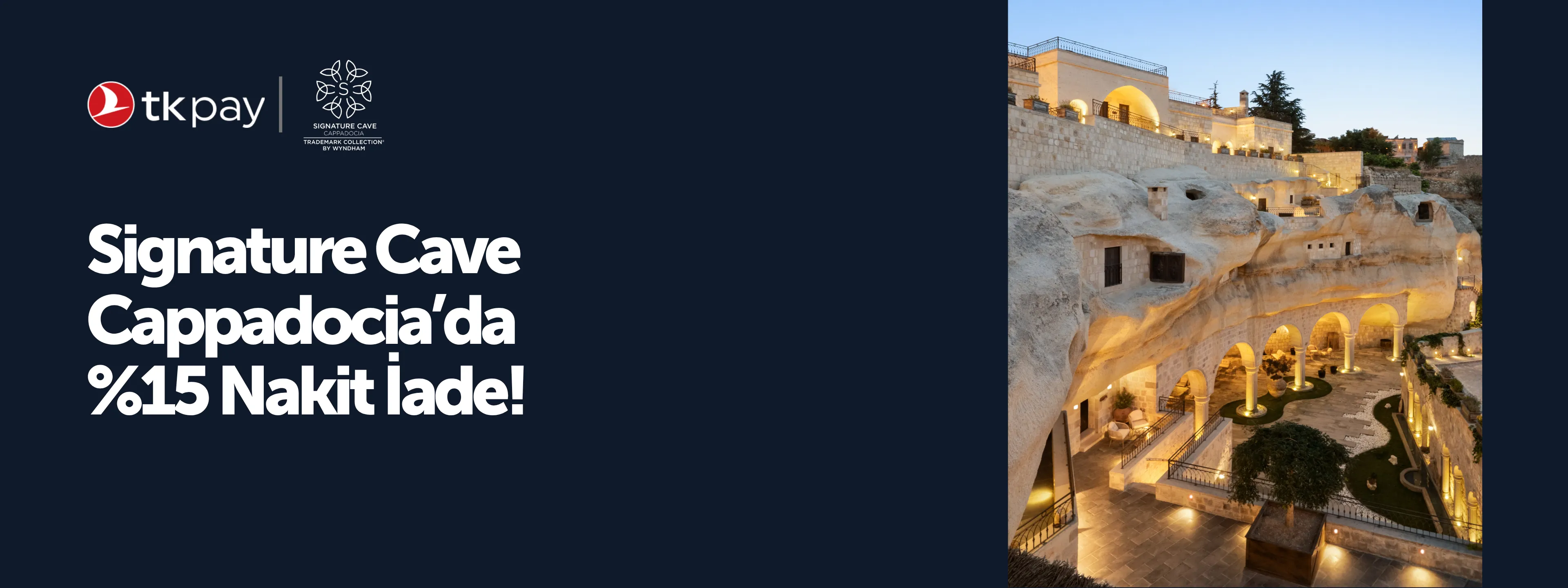 Signature Cave'de %15 İade Kampanyası