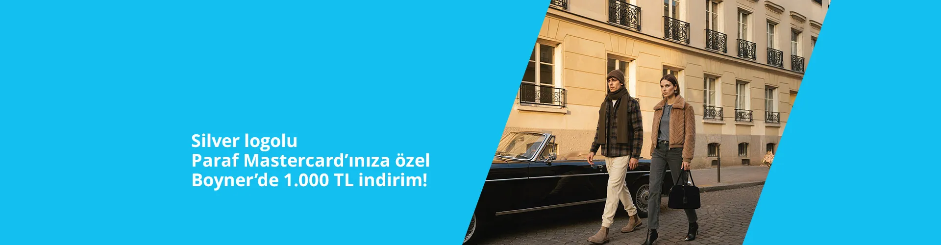 Silver Logolu Mastercard ile Boyner'de 1.000 TL İndirim!