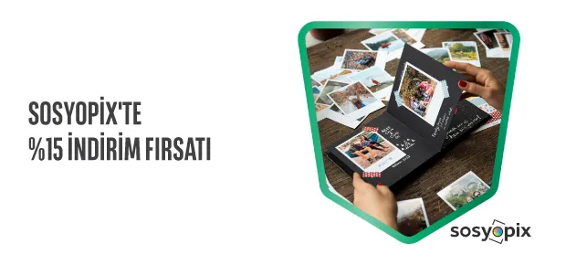 Sosyopix’te %15 İndirim Fırsatı CEPTETEB'de!