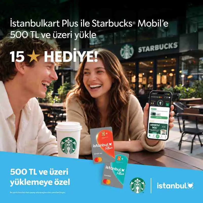 Starbucks İstanbulkart Kampanyası: 15 Yıldız Hediye!