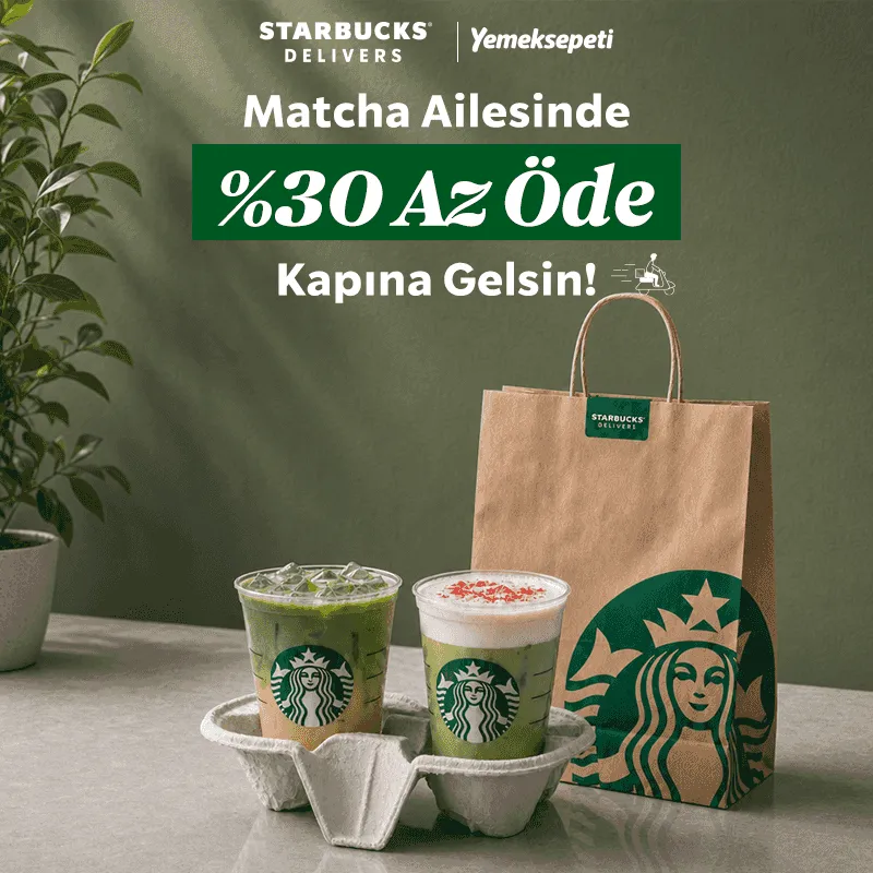 Starbucks Matcha İçeceklerinde %30 Indirim - Yemeksepeti