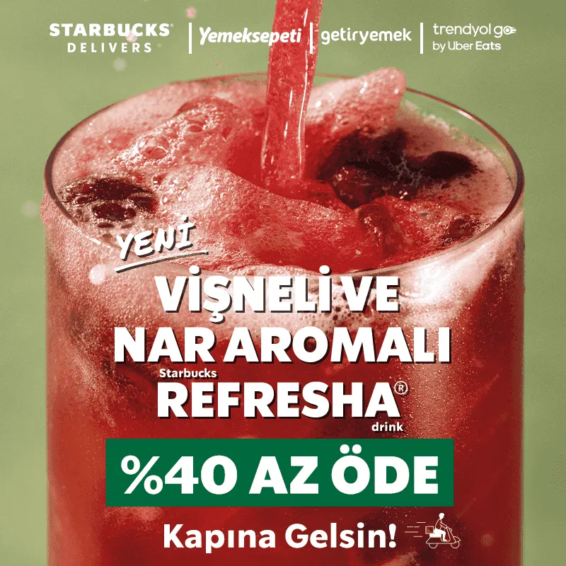 Starbucks'ta Çiçekli Lezzet: %40 İndirim ve Kapıda Teslim!