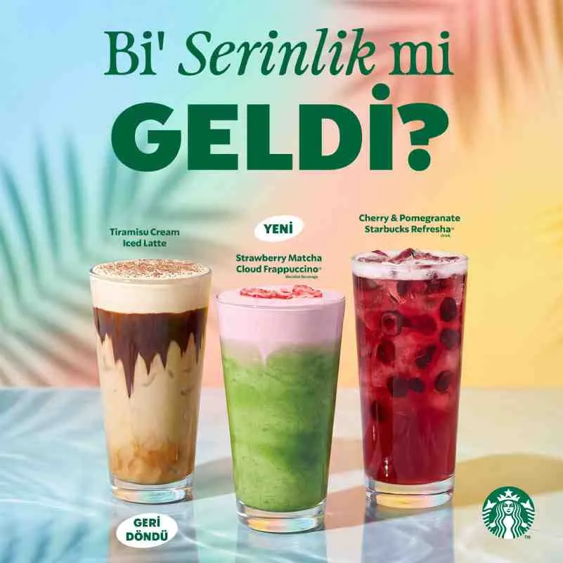 Starbucks'ta Serinlik Zamanı: Yeni Lezzetler ve Tiramisu!