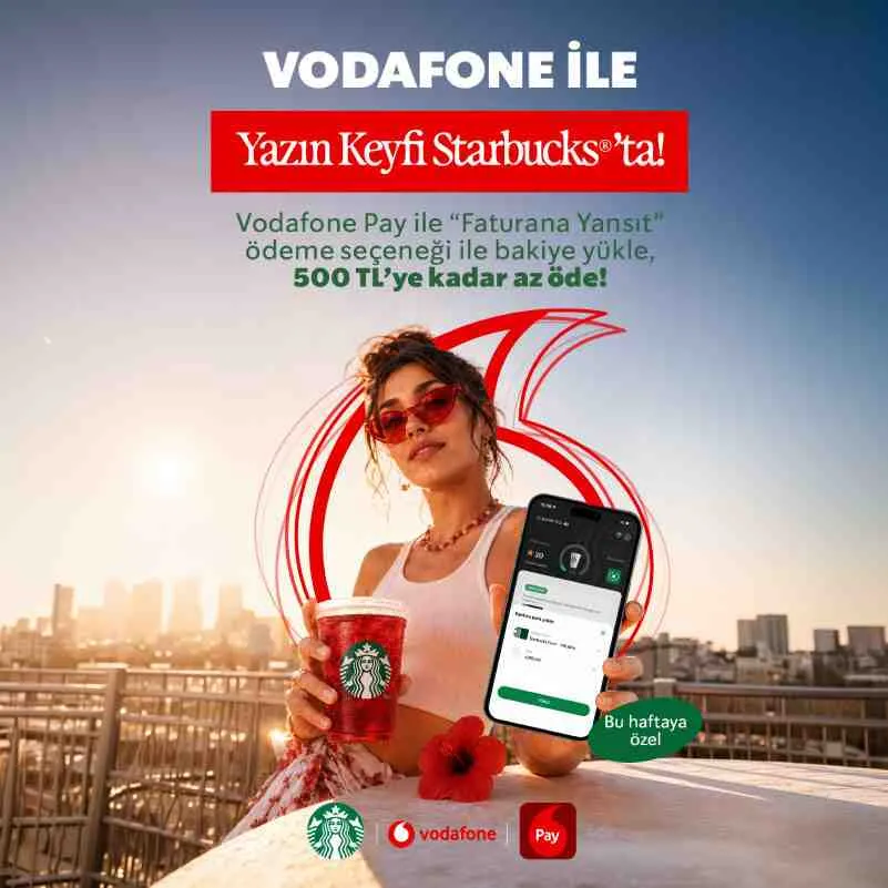 Vodafone Pay ile Starbucks'ta İndirim Kampanyası