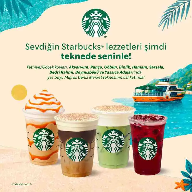 Starbucks Migros Deniz Market ile Yaz Coşkusu!