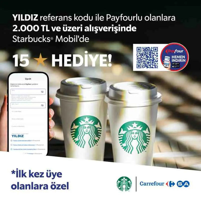 Starbucks x CarrefourSA Kampanyası: Hediye Kahve Fırsatı!