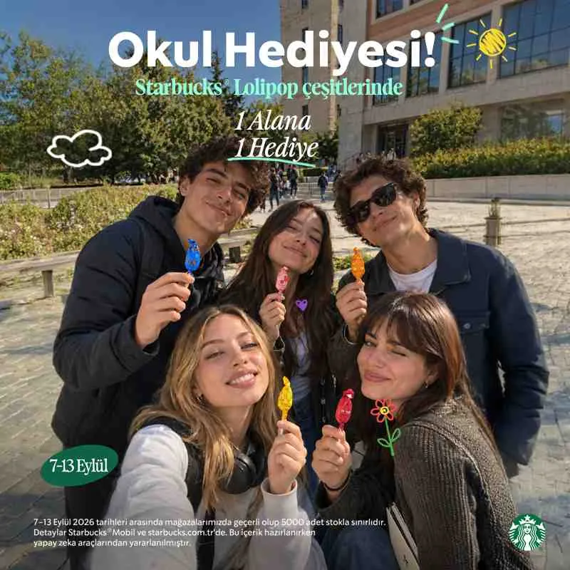 Starbucks Lolipop Kampanyası: Alana Hediye!