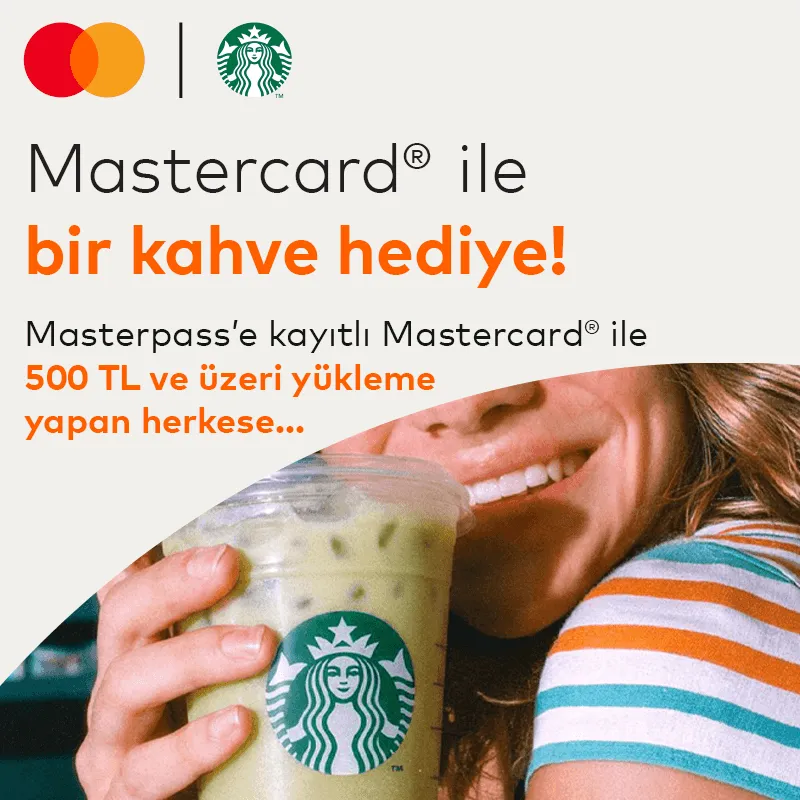 Starbucks'ta Mastercard ile Hediye Yıldız Kampanyası