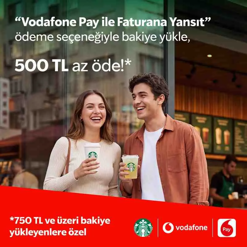 Starbucks & Vodafone: Faturana Yansıt ile İndirim!
