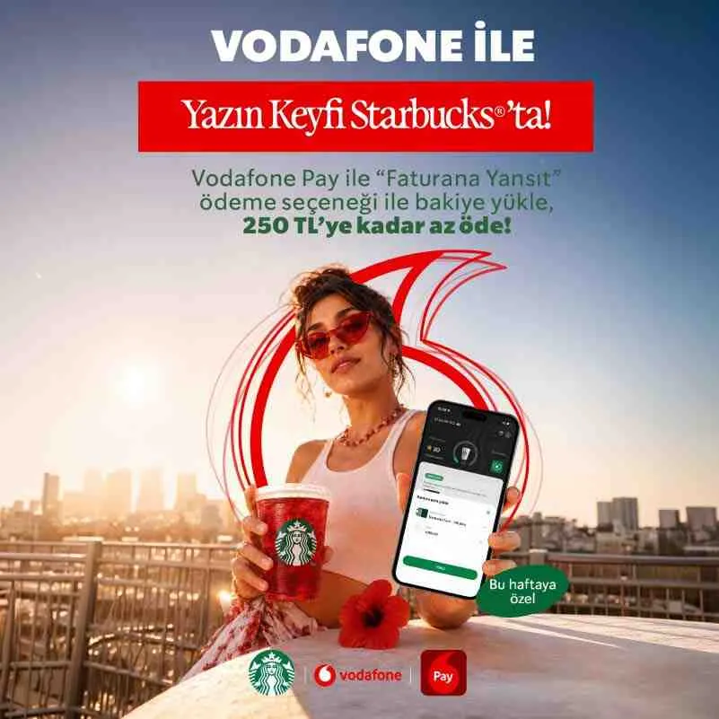 Vodafone Pay ile Starbucks'ta İndirim Kampanyası