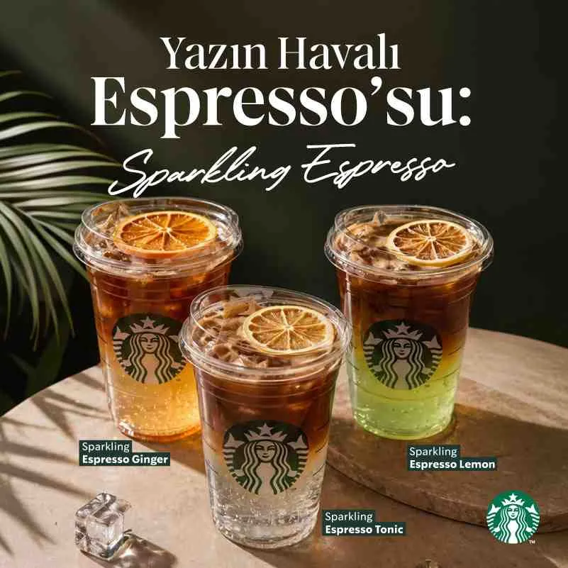 Starbucks Sparkling Espresso ile Yazın Tadını Çıkarın!