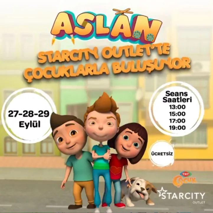 Starcity Outlet Aslan ve Arkadaşları Müzikal Etkinliği! Starcity Outlet Aslan ve Arkadaşları Müzikal Etkinliği!