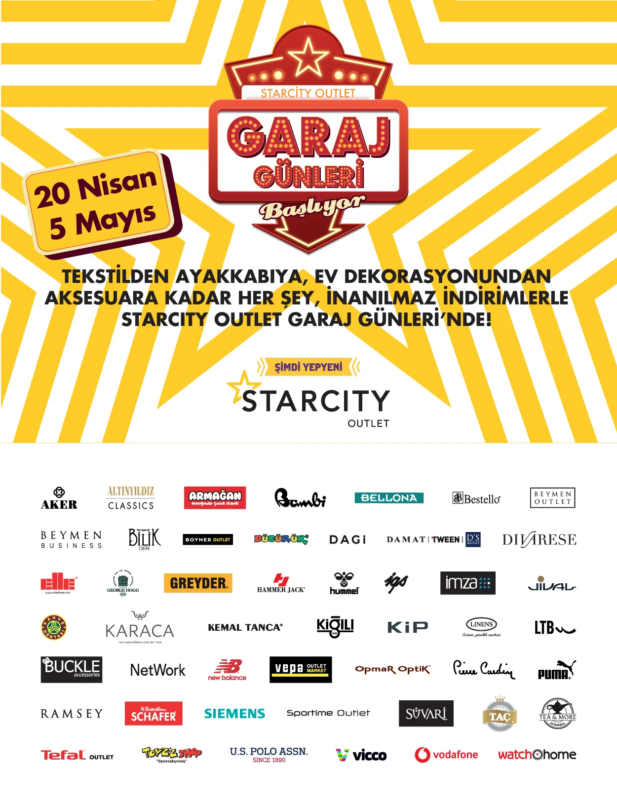 Starcity Garaj Günleri Başlıyor!