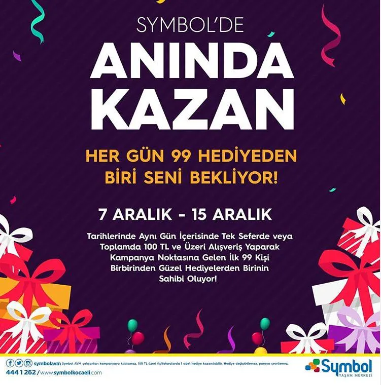 Symbol'de Anında Kazan Başladı!!