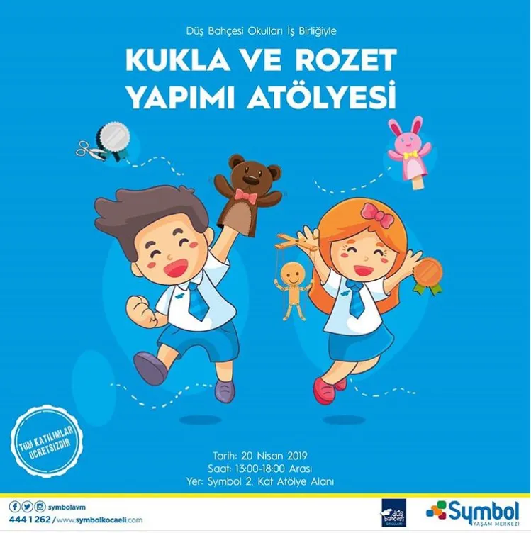 Kukla ve Rozet Yapım Atölyesi!