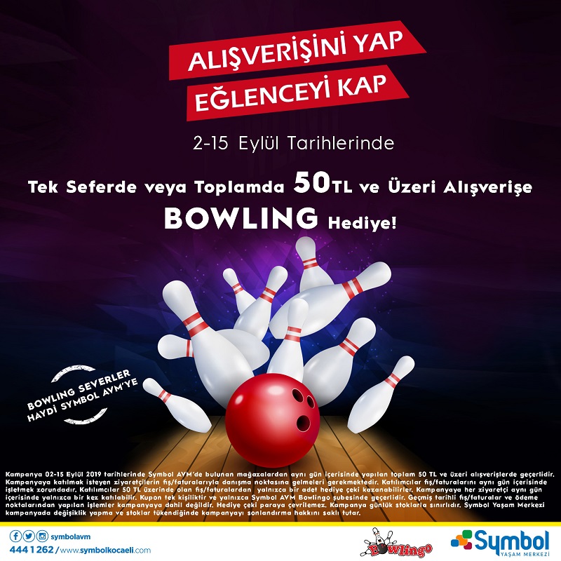 Bowling severler haydi Symbol AVM'ye! Bowling severler haydi Symbol AVM'ye!