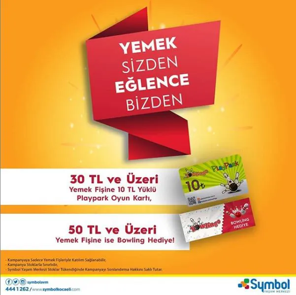 Yemek Sizden, Eğlence Symbol AVM'den!
