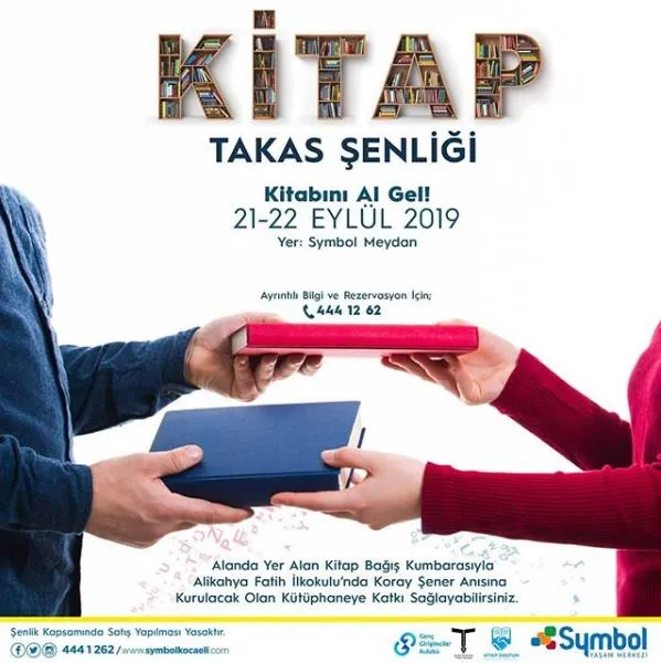 Symbol AVM Kitap Takas Şenliği! Symbol AVM Kitap Takas Şenliği!