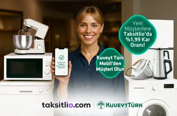 Taksitlio'dan Kuveyt Türk ile Yeni Müşterilere Özel 6 Taksitli Alışveriş Finansmanı Fırsatı!