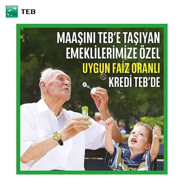 TEB’den emeklilerimize müjde! TEB’den emeklilerimize müjde!