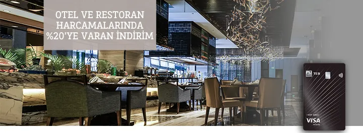 TEB’den Otel ve Restoran Harcamalarınıza %20’ye Varan İndirim