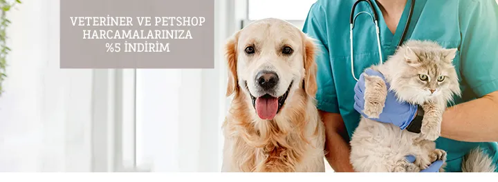 TEB’den Veteriner ve Petshop Harcamalarınıza %5 İndirim!