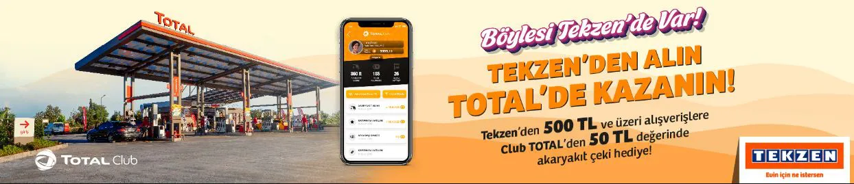 Tekzen'den Alın, Total'de Kazanın!