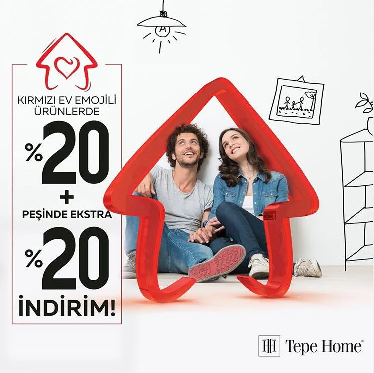 Tepe Home ekstra %20 indirim fırsatı!